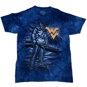 NWOT The Mountain West Virginia Mountaineers Tie Dye Tshirt Size L